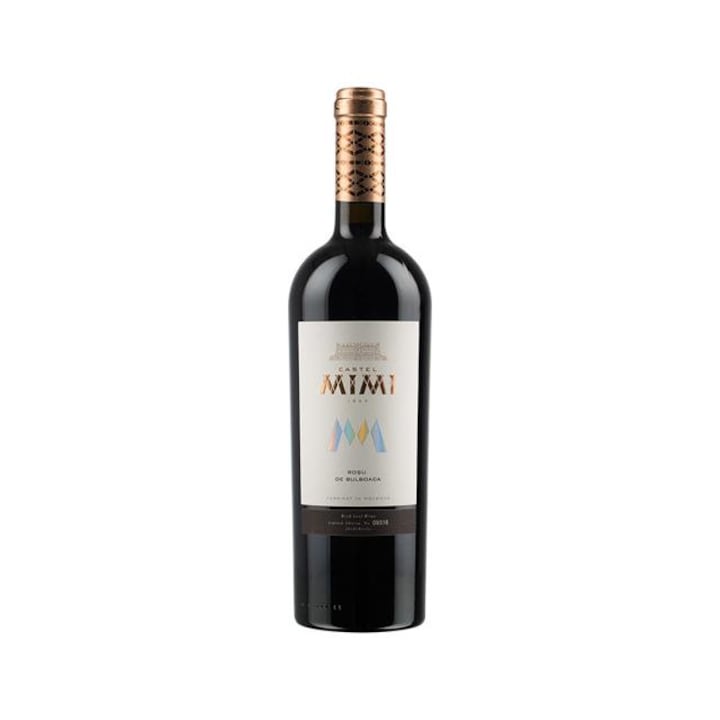 Vin rosu sec Rosu de Bulboaca 2015, 0.75L, Castel Mimi