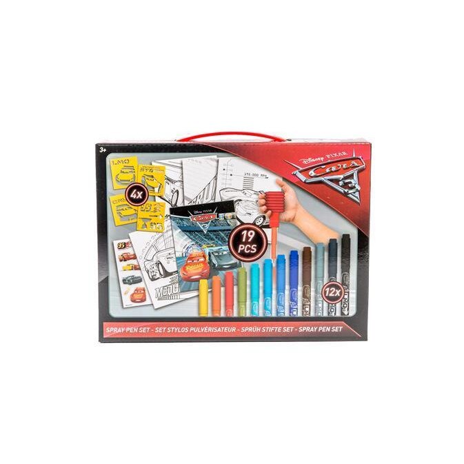 Set carioci cu pulverizator Cars 3, Canenco