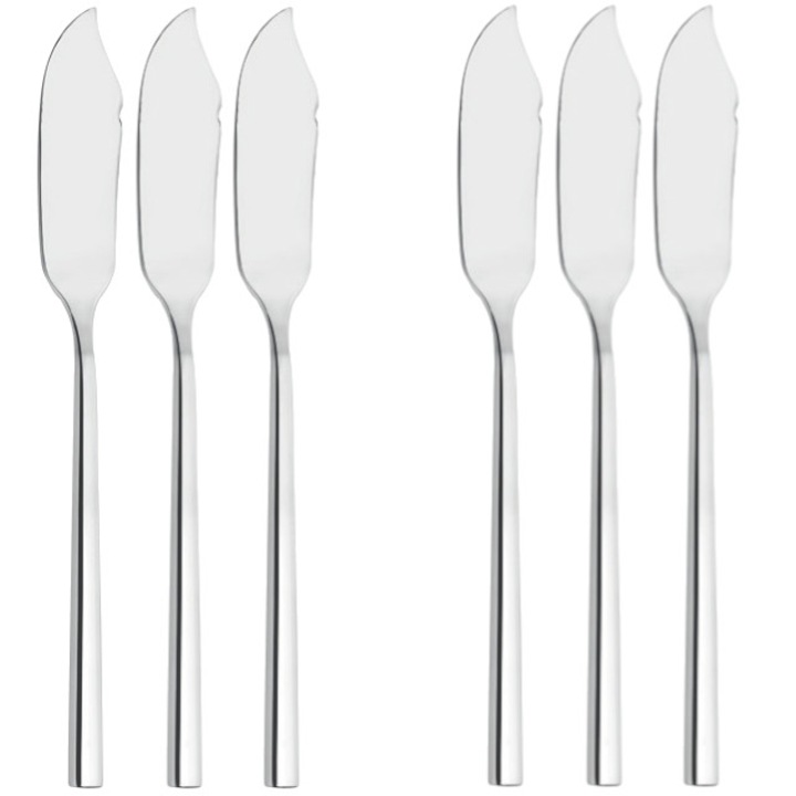 6 db professzionális halkés szett, HISAR MILAN kollekció