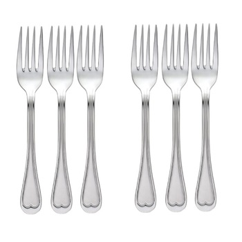 Set 6 furculite pentru servit medie profesionale HISAR colectia TOPKAPI Set 6 furculite pentru servit medie profesionale HISAR colectia TOPKAPI