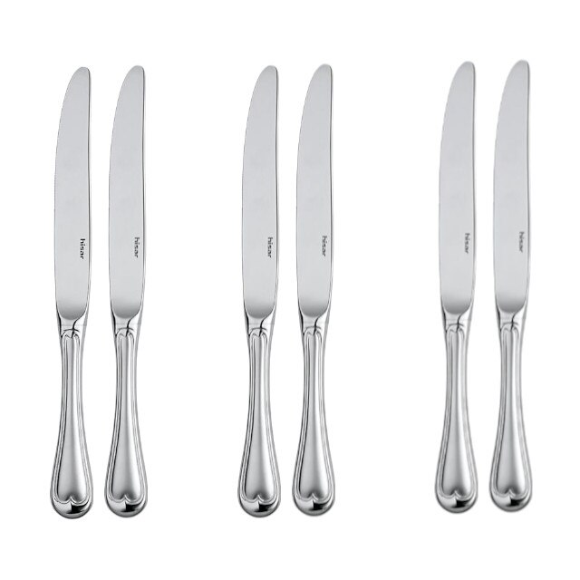 Set 6 cutite pentru desert profesionale HISAR colectia TOPKAPI