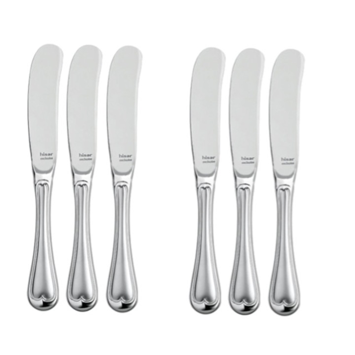 Set 6 cutite pentru unt profesionale HISAR colectia TOPKAPI