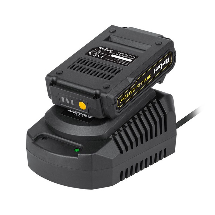 Compresor Electric Portabil, Acumulator 20 V Inclus, Afisaj LCD, Functie Oprire Automata, Afisare Presiune Curenta, Accesorii Incluse, Lumina de Lucru, Maner Ergonomic, Dimensiuni Reduse, Negru