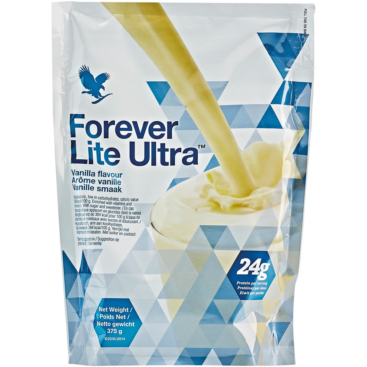 Lite Ultra Vanilla Pouch Pudra Proteica, Vanilie, Forever Living