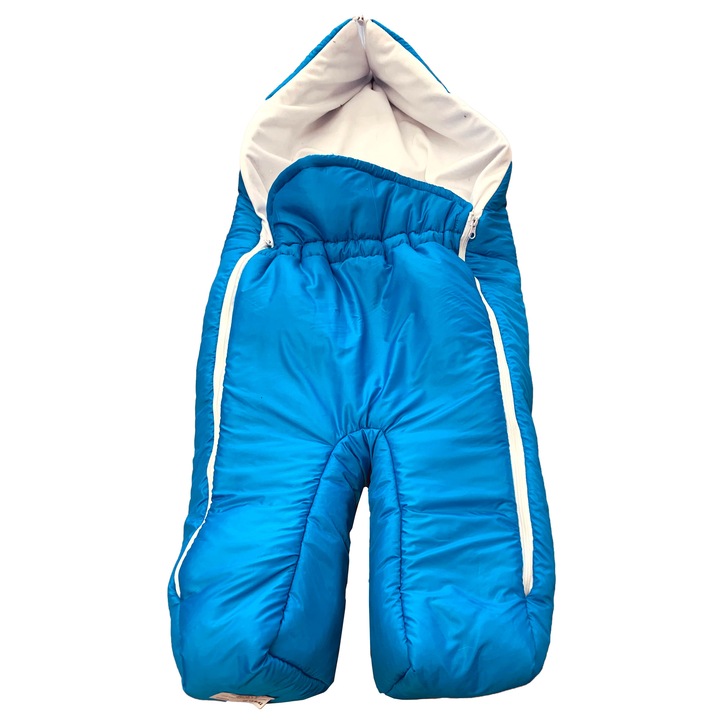 Husa pentru carucior Drop cu picioare, universal, albastru