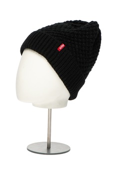 Levi's, Caciula elastica cu detalii striate, Negru Levi's, Caciula elastica cu detalii striate, Negru