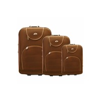 Set 3 trolere, maro, 8 roti de silicon, 75cm, 65cm, 55cm, dae4214
