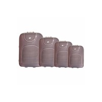 Set 4 trolere, gri, 8 roti de silicon, 75cm, 65cm, 55cm, 45cm, dae4230