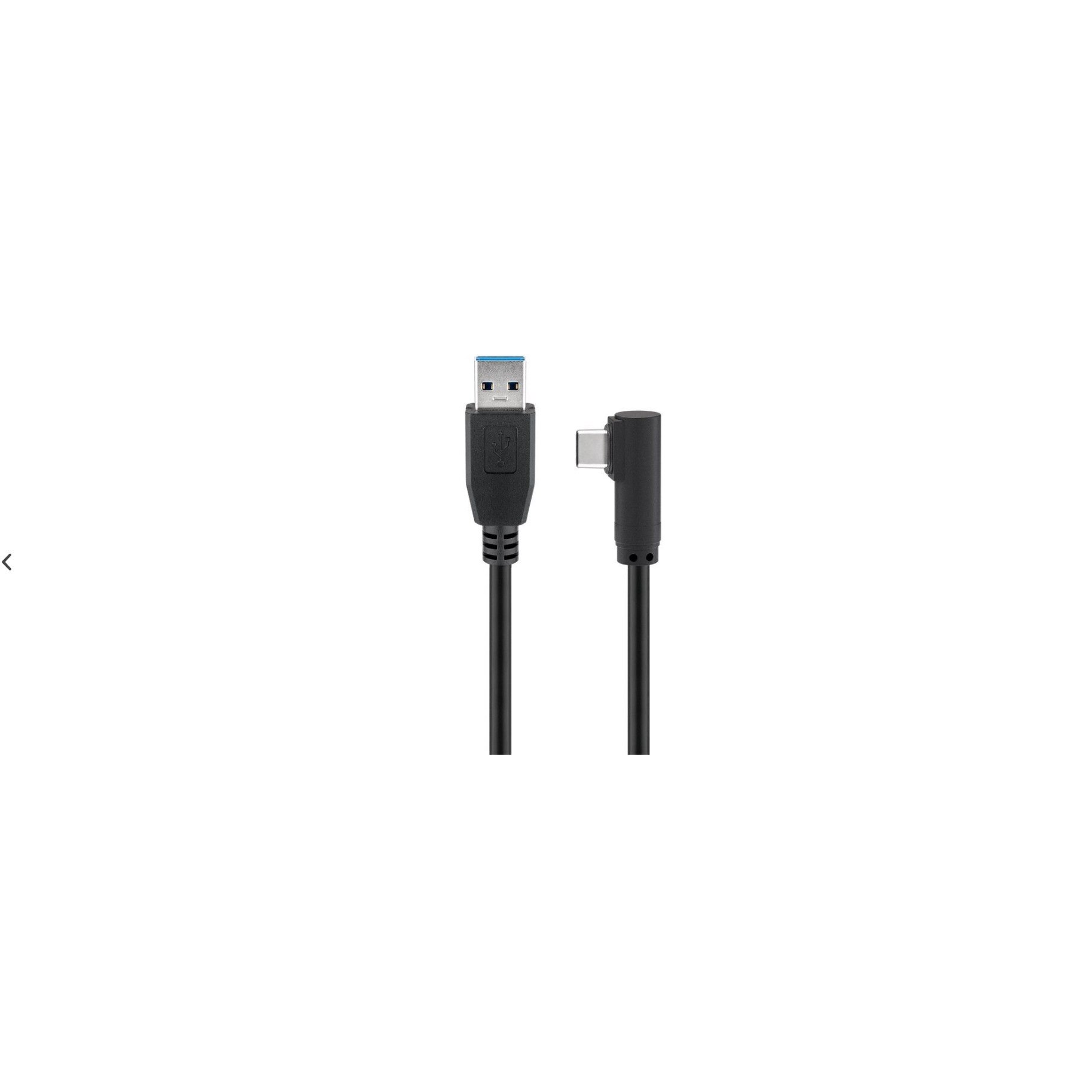 Cablu USB-C tata la USB A 3.0 tata unghi 90 grade 1m, Goobay