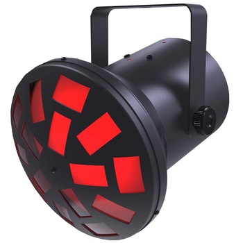 Proiector lumini LED mini, RGBAW 30W, Mod de functionare: automat sau controlat de muzica Proiector lumini LED mini, RGBAW 30W, Mod de functionare: automat sau controlat de muzica