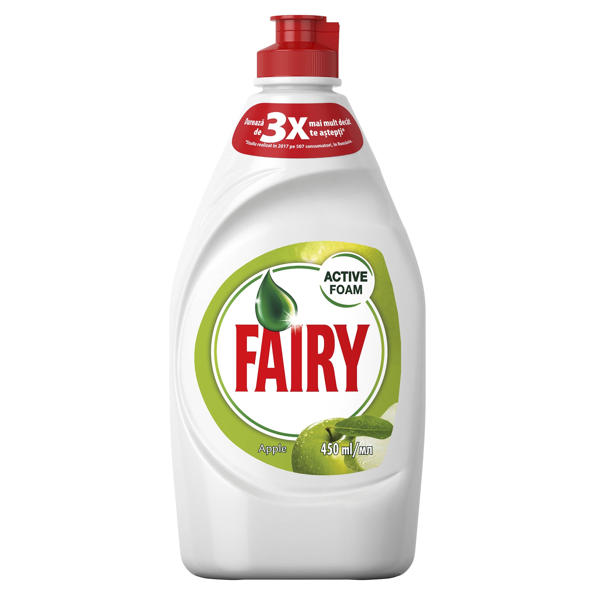 Detergent de vase Fairy Apple, 450 ml