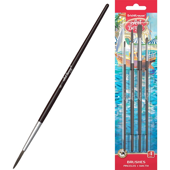 Pensula ErichKrause, nr: 2, 4, 6 si 8, rotunde