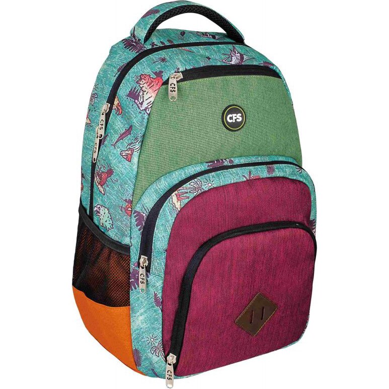 Rucsac Cool For School, 2 compartimente, suport laptop, 44x30x13 cm, Marin