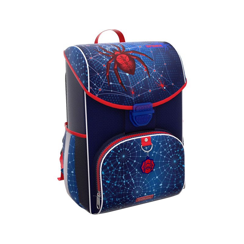 Ghiozdan ErichKrause Spider, ergonomic, 16 L, Albastru/Rosu