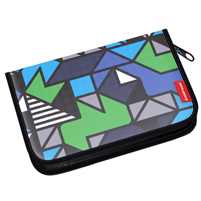 Penar ErichKrause Geometrie 13,5x20,5x3 cm, Albastru/Verde