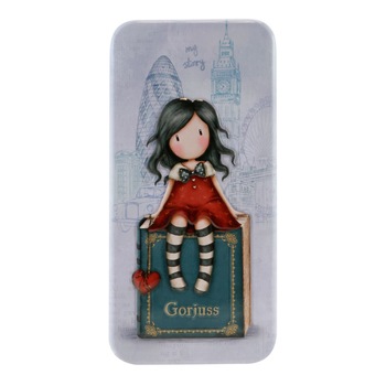 Penar metalic Gorjuss - My Story, 19 x 9 x 2 cm Penar metalic Gorjuss - My Story, 19 x 9 x 2 cm