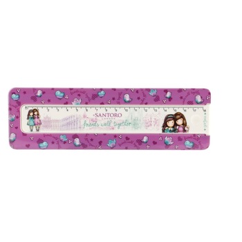 Penar din plastic cu rigla Gorjuss Cityscape - Friends Walk Together, 6.5 x 21 x 2.5 cm Penar din plastic cu rigla Gorjuss Cityscape - Friends Walk Together, 6.5 x 21 x 2.5 cm