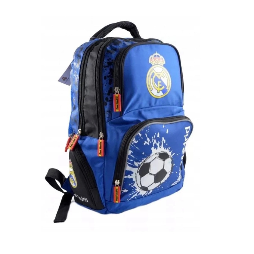 Ghiozdan scoala Real Madrid multicolor