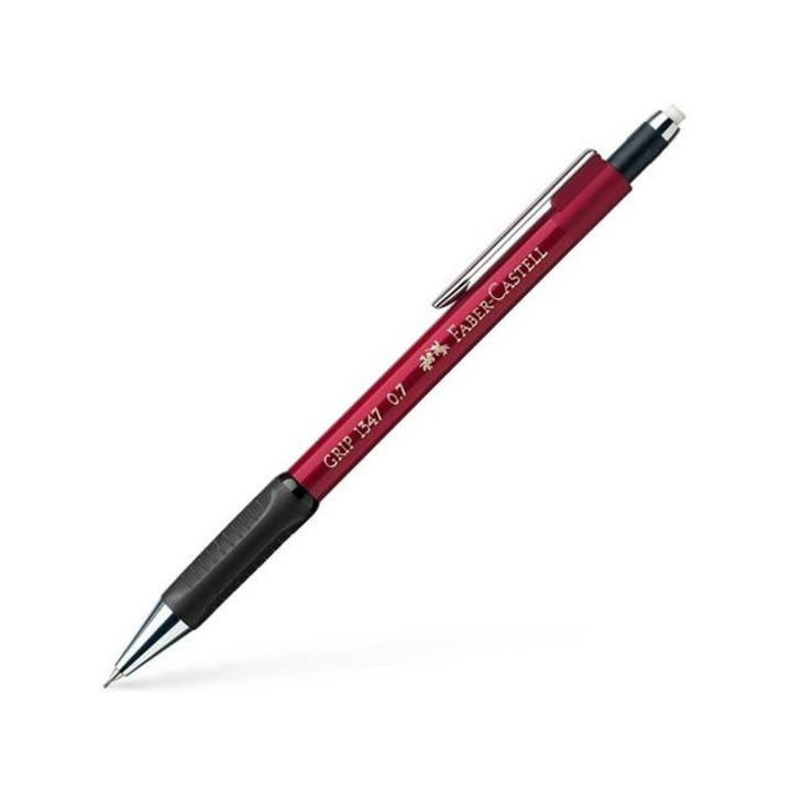 Faber-Castell 1347217 Faber-Castell: Töltőceruza Grip 1347 0,7mm piros