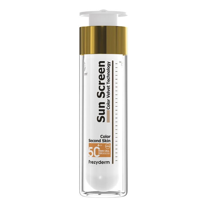 Crema de fata, sun screen COLOR, Frezyderm cu protectie solara spf 50, 50ml COLORATA