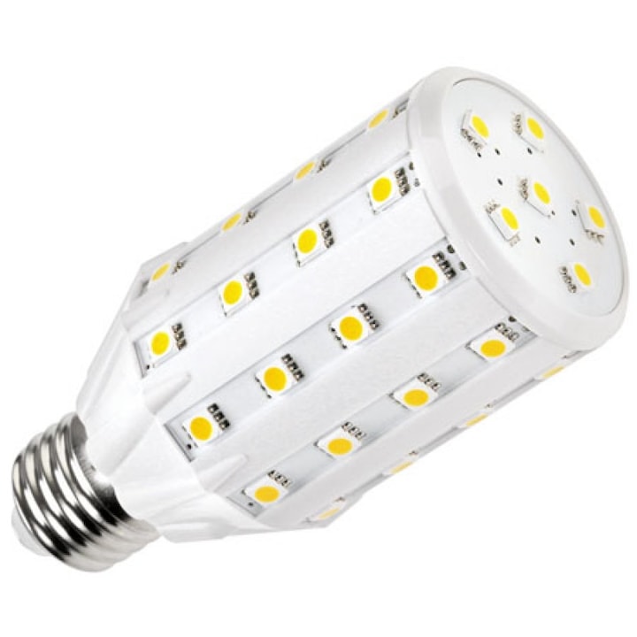 LED крушка Vipow, 8 W, фасунга E27, топло бяла светлина