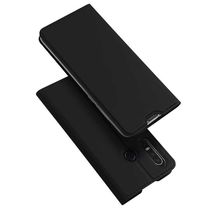 Калъф, съвместим с Huawei P30 Lite/P30 Lite New Edition, Anti-Slip Grip, N754, Plastic, Pitch Black