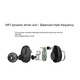 Casti fara fir, UiiSii, Bluetooth, Negru