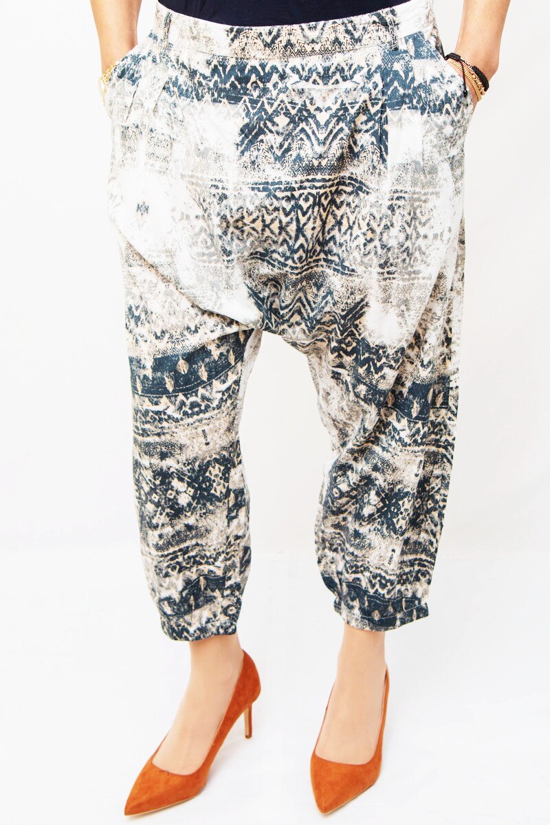 Pantaloni Sisters Point,bleumarin