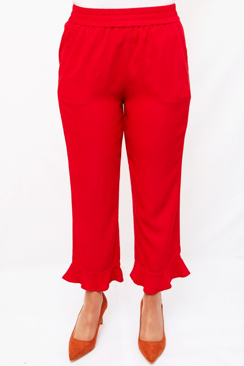 Pantaloni Sisters Point,rosu,M