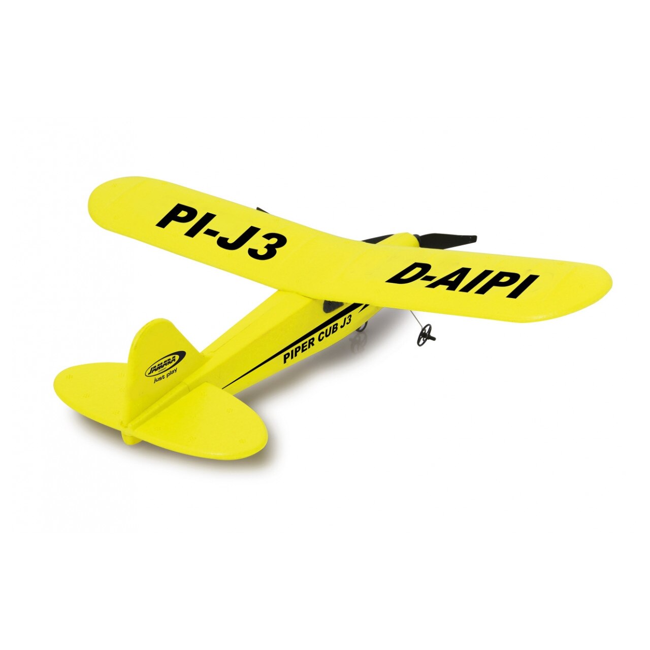 Avion Rc Cu Telecomanda Piper J3 Cub 2ch Gyroscop Care Stabilizeaza Zborul 2 4g Rtf Avion De Construit Din Carton Emag Ro