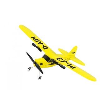 Avion Rc cu telecomanda Piper J3-Cub /2CH /Gyro /2,4G /RTF Avion Rc cu telecomanda Piper J3-Cub /2CH /Gyro /2,4G /RTF
