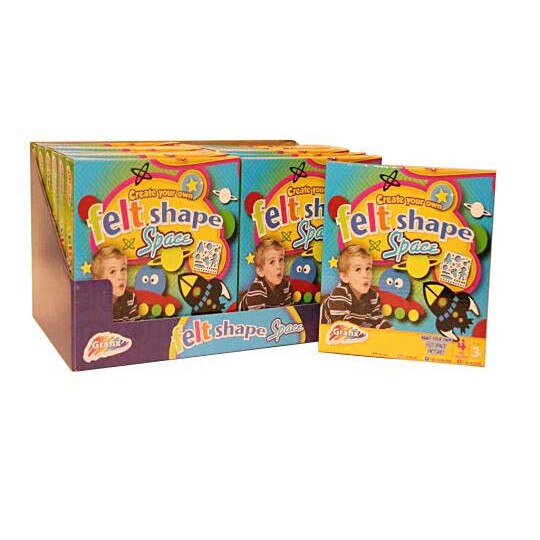 Set joaca spatiul cosmic cu decupaje din fetru - Grafix