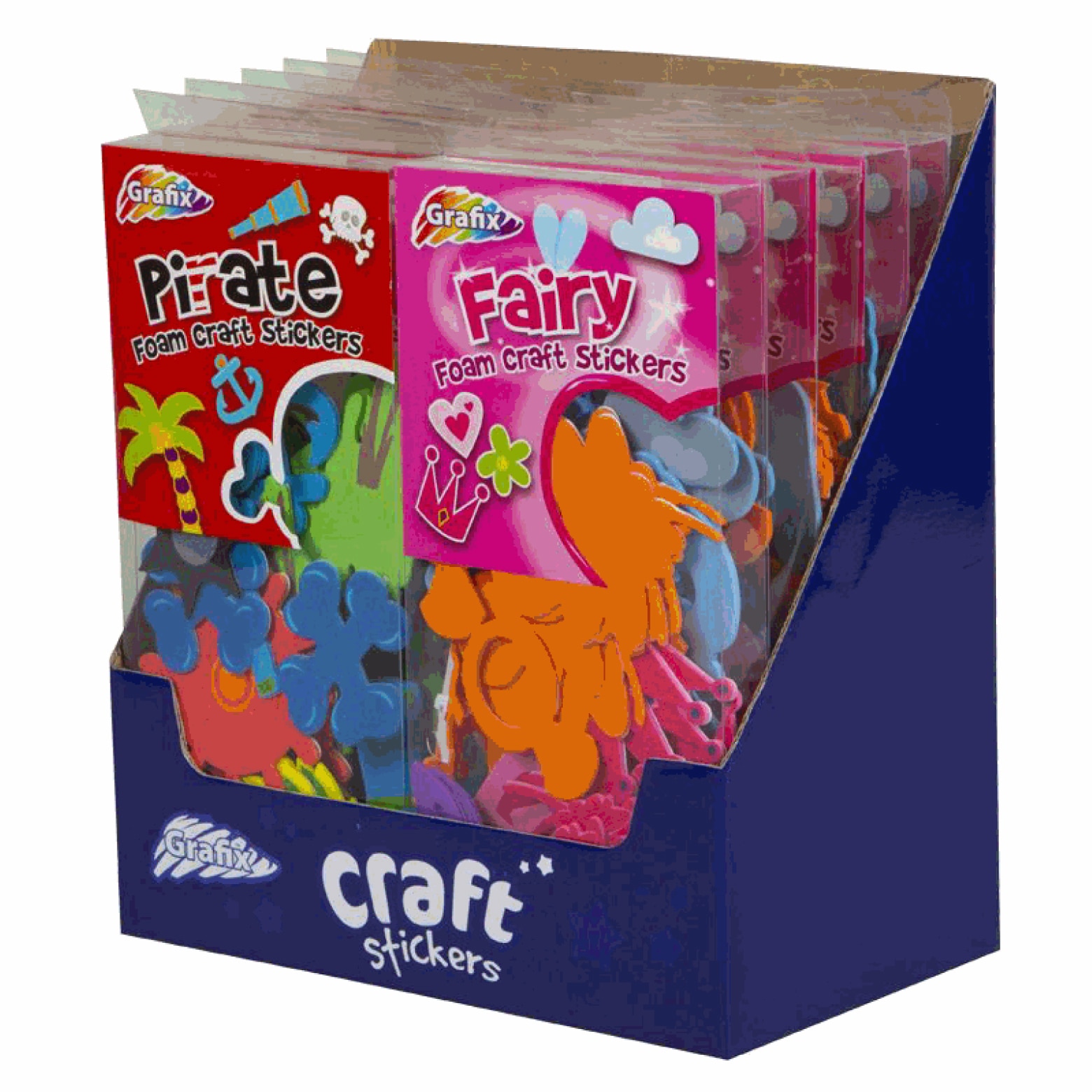 Autocolante din spuma cauciucata pirati si zane - Grafix