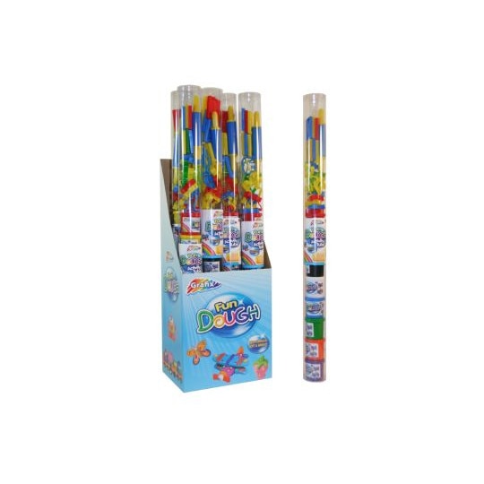 Set tubular 8 recipiente plastilina si accesorii - Grafix