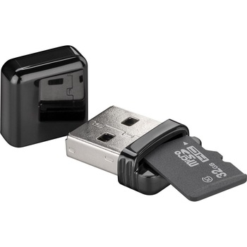 Cititor de card microSD USB2.0 Goobay Cititor de card microSD USB2.0 Goobay