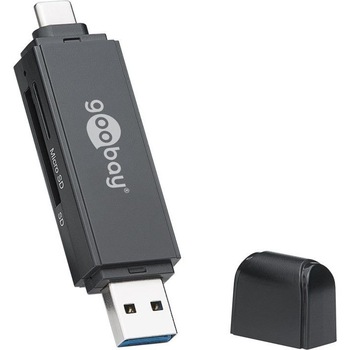 Cititor de card 2 in 1 USB 3.0 - USB-C, Goobay Cititor de card 2 in 1 USB 3.0 - USB-C, Goobay