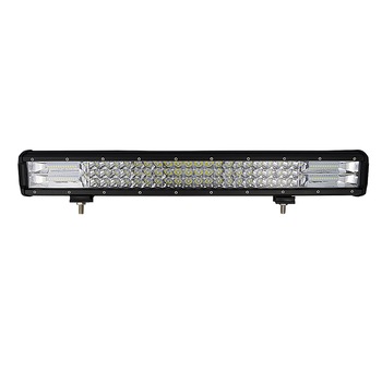 Led bar 324w 7D + Kit cabluri ,TRI-row, alimentare 12-24, lumina Spot si Flood Led bar 324w 7D + Kit cabluri ,TRI-row, alimentare 12-24, lumina Spot si Flood