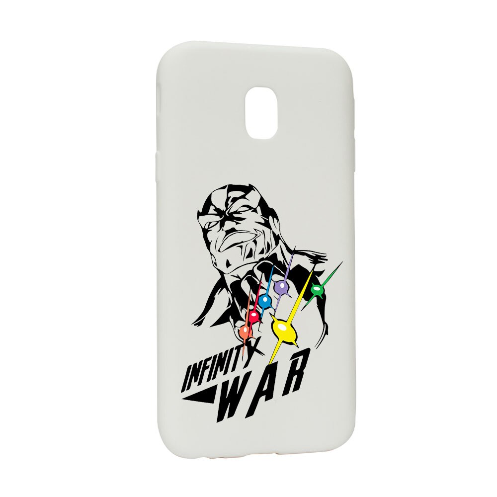 Husa de protectie Marvel, Avengers pentru Samsung Galaxy J3 2018, rezistenta la uzura, anti-alunecare, din silicon Premium, W242