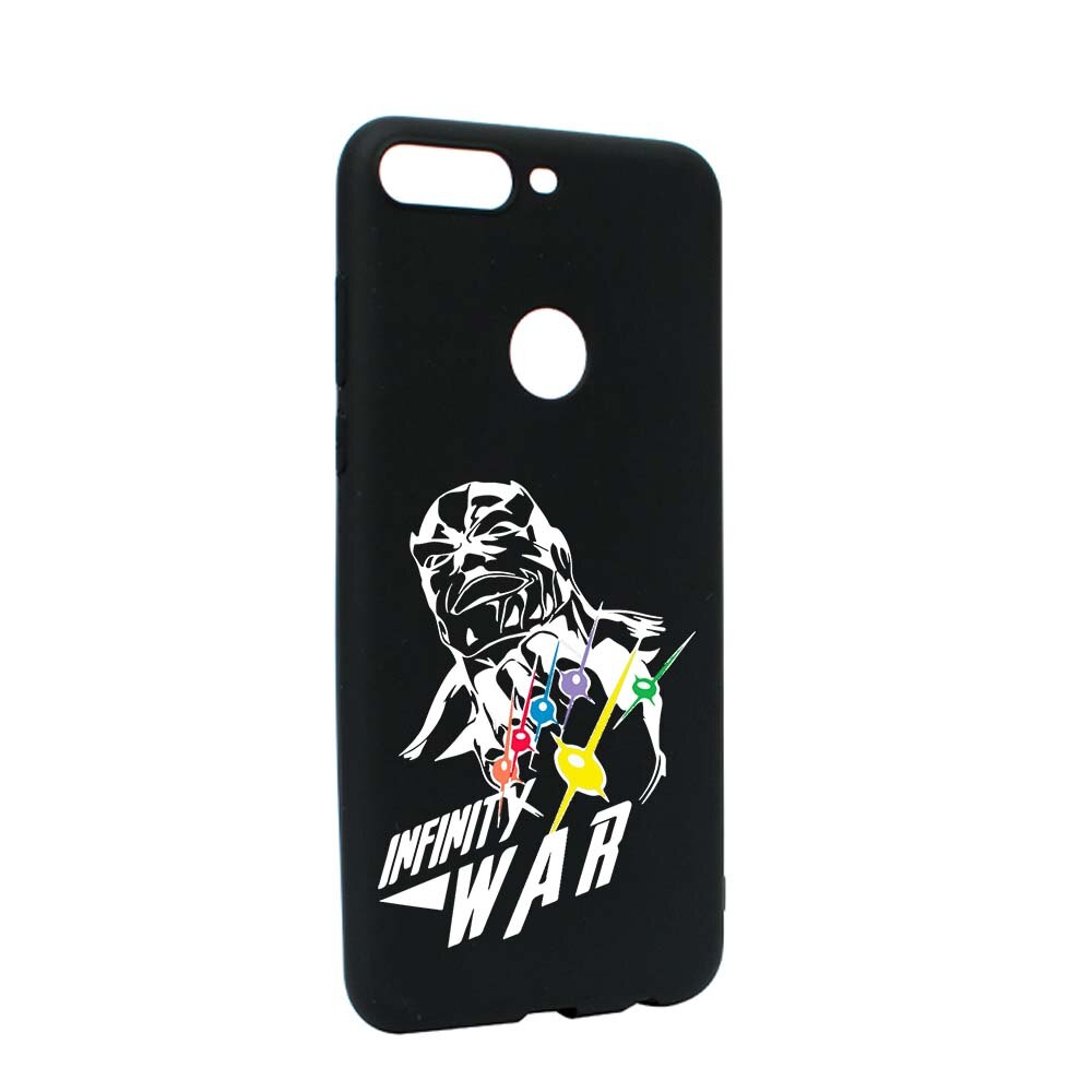 Husa de protectie Marvel, Avengers pentru Huawei Y7 2018 / Y7 Prime 2018, rezistenta la uzura, anti-alunecare, din silicon Premium, B242