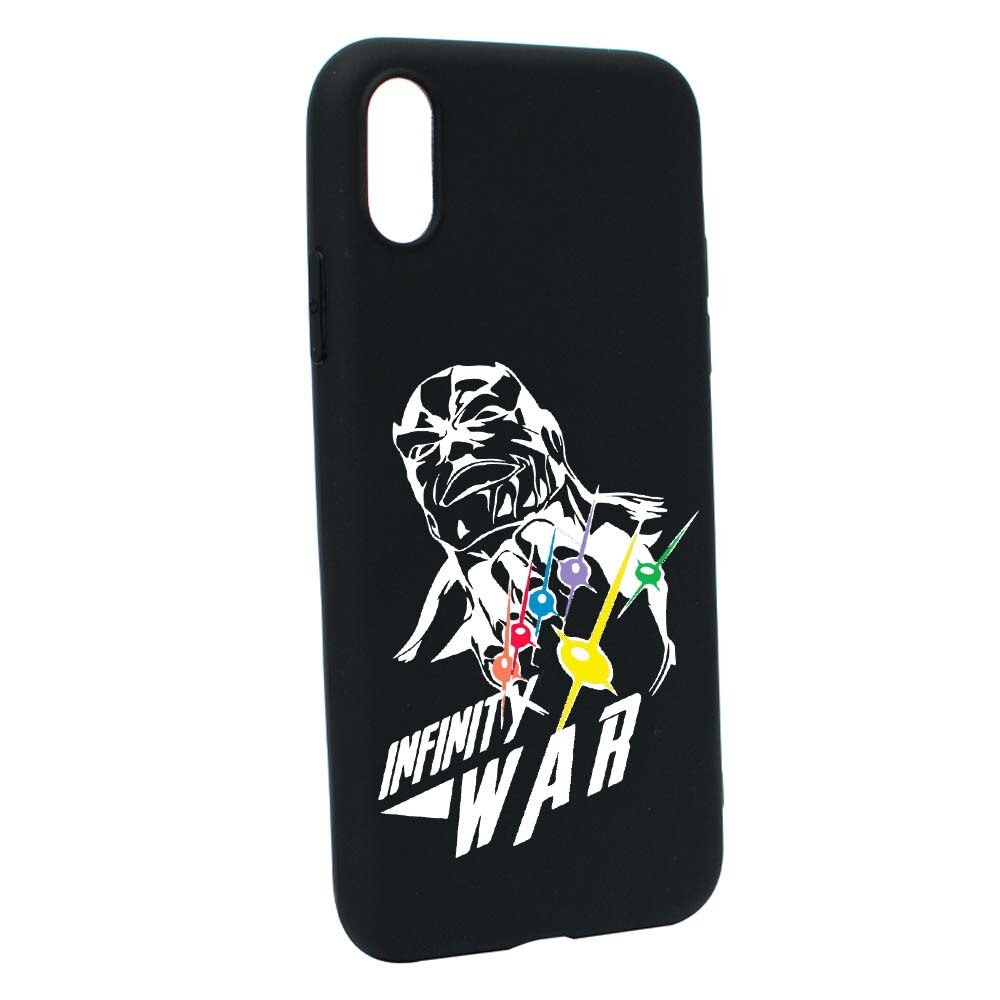 Husa de protectie Marvel, Avengers pentru Apple iPhone XS Max, rezistenta la uzura, anti-alunecare, din silicon Premium, B242