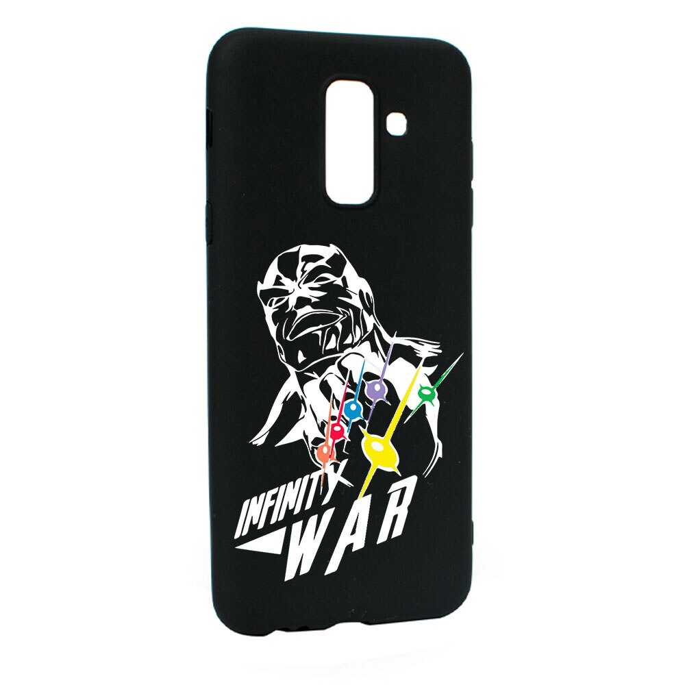 Husa de protectie Marvel, Avengers pentru Samsung Galaxy A6 PLUS / Galaxy J8 2018, rezistenta la uzura, anti-alunecare, din silicon Premium, B242