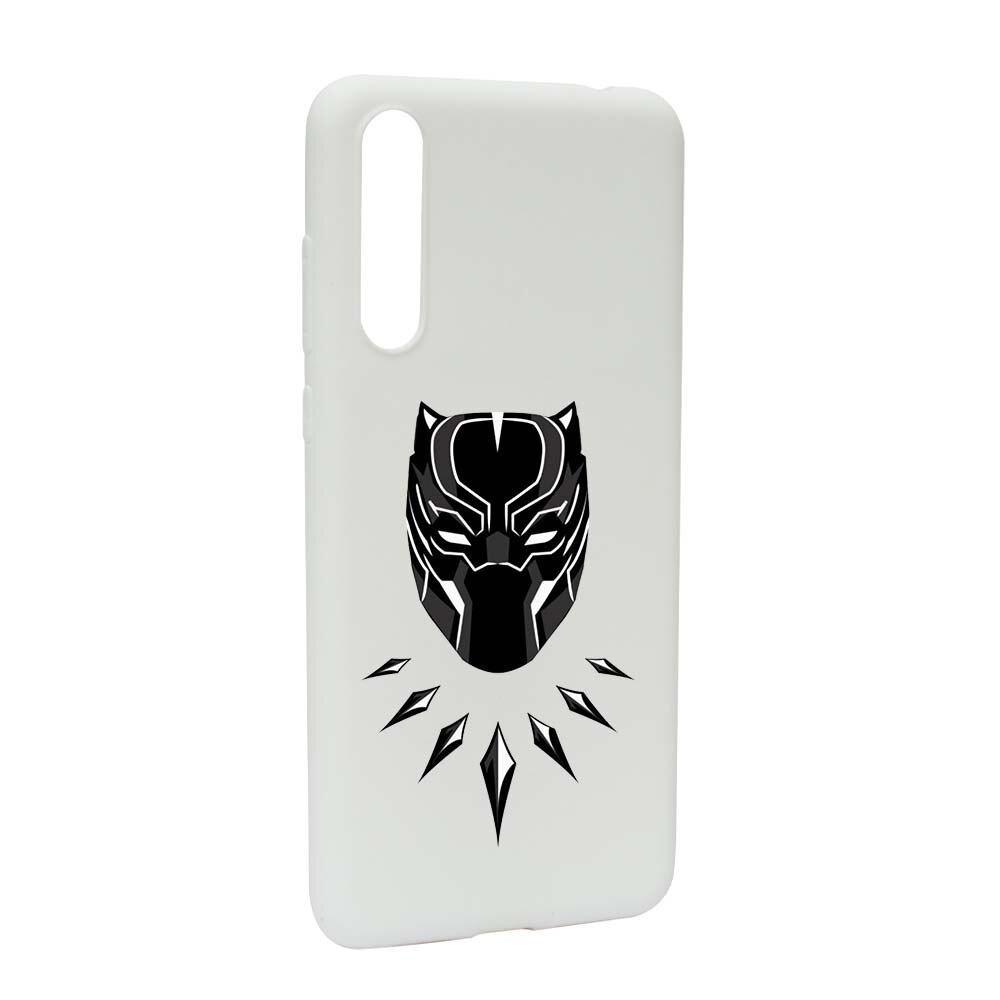 Husa de protectie Marvel, Black Panther pentru Huawei P20, rezistenta la uzura, anti-alunecare, din silicon Premium, W243