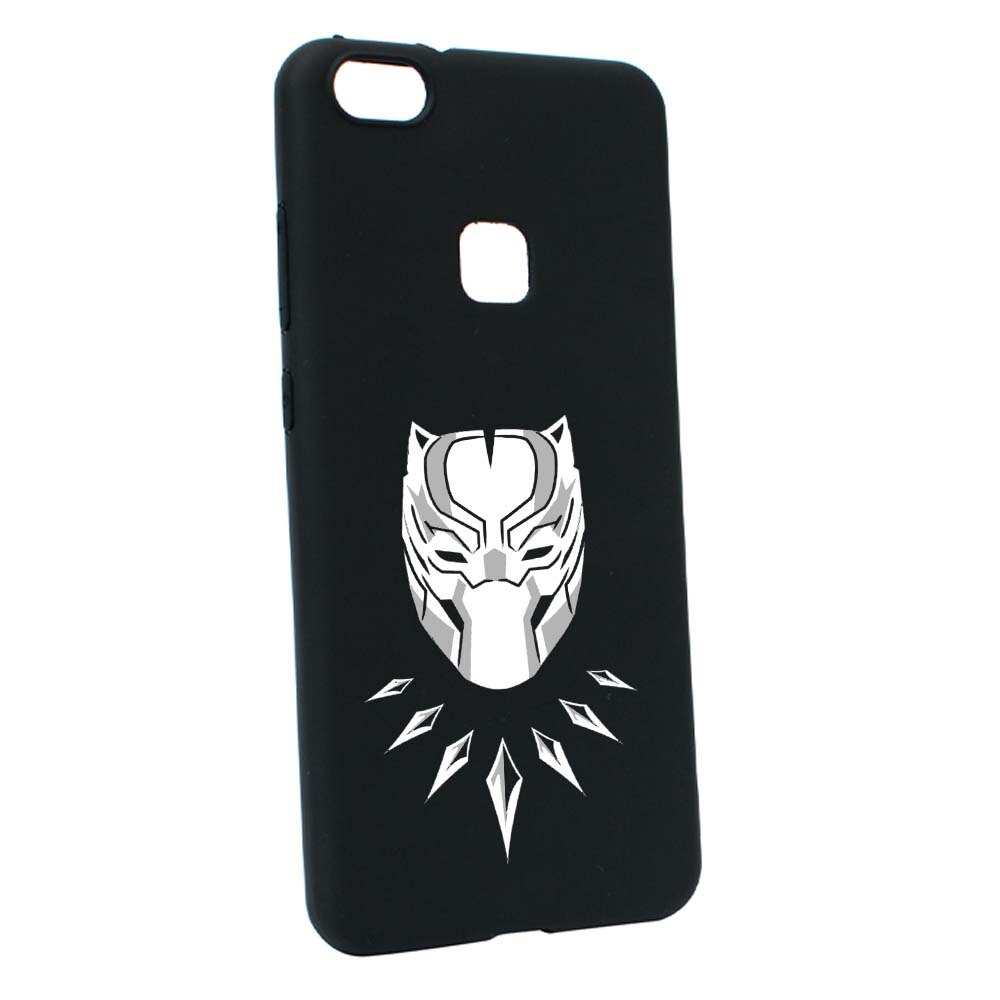 Husa de protectie Marvel, Black Panther pentru Huawei P10 Lite, rezistenta la uzura, anti-alunecare, din silicon Premium, B243