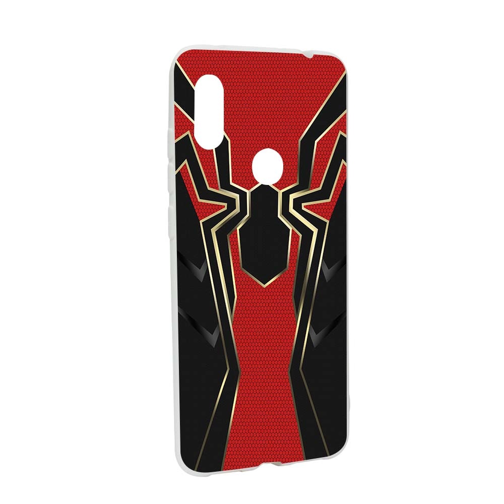 Husa de protectie Marvel, Spider-Man pentru Xiaomi Mi Max 3, rezistenta la uzura, anti-alunecare, din silicon Premium, W244