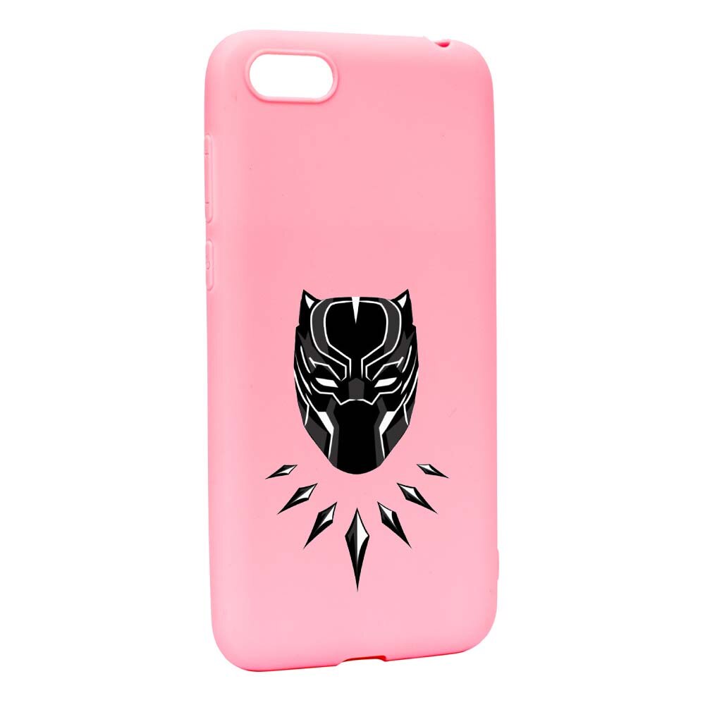 Husa de protectie Marvel, Black Panther pentru Apple iPhone 7 / 8, rezistenta la uzura, anti-alunecare, din silicon Premium, P243