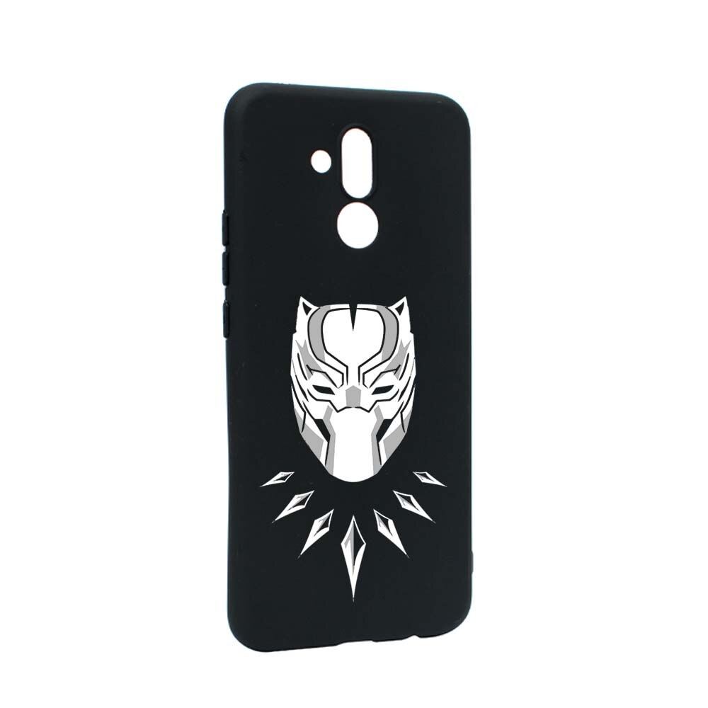 Husa de protectie Marvel, Black Panther pentru Huawei Mate 20 Lite, rezistenta la uzura, anti-alunecare, din silicon Premium, B243