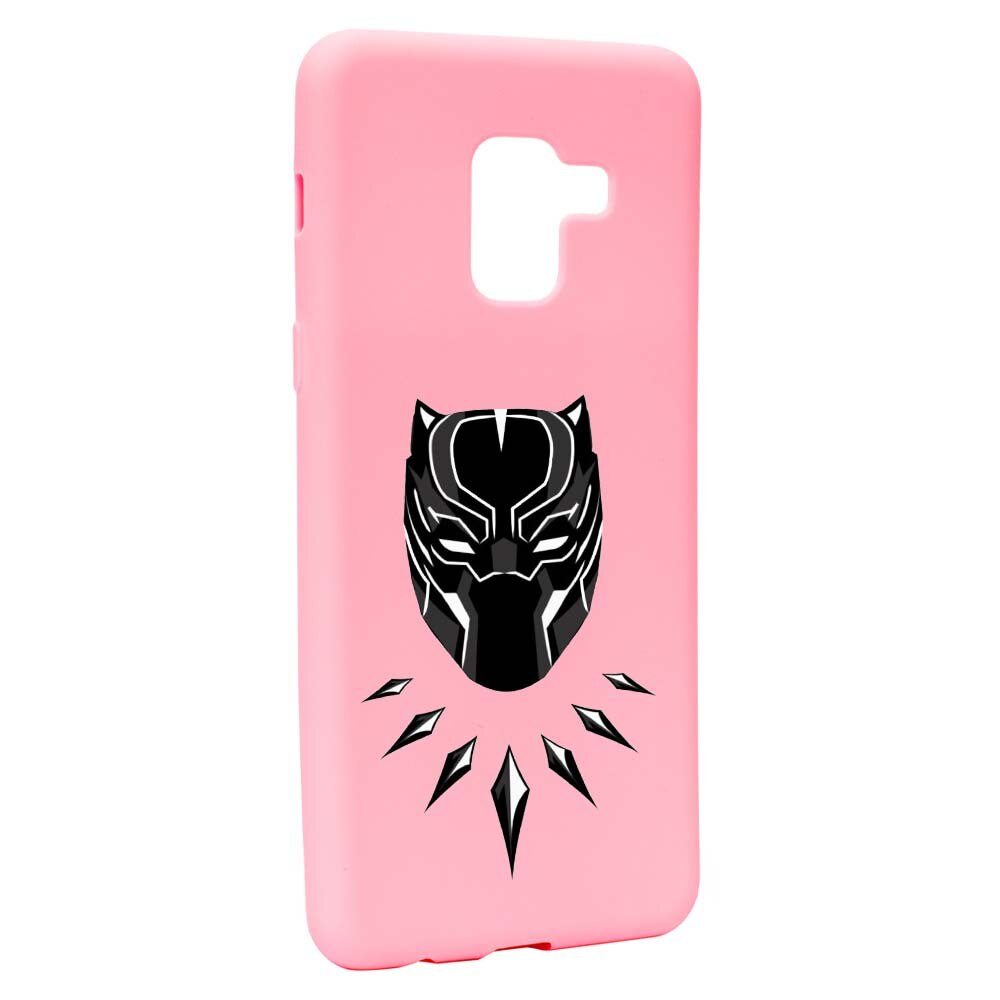 Husa de protectie Marvel, Black Panther pentru Samsung Galaxy A5 2018, rezistenta la uzura, anti-alunecare, din silicon Premium, P243