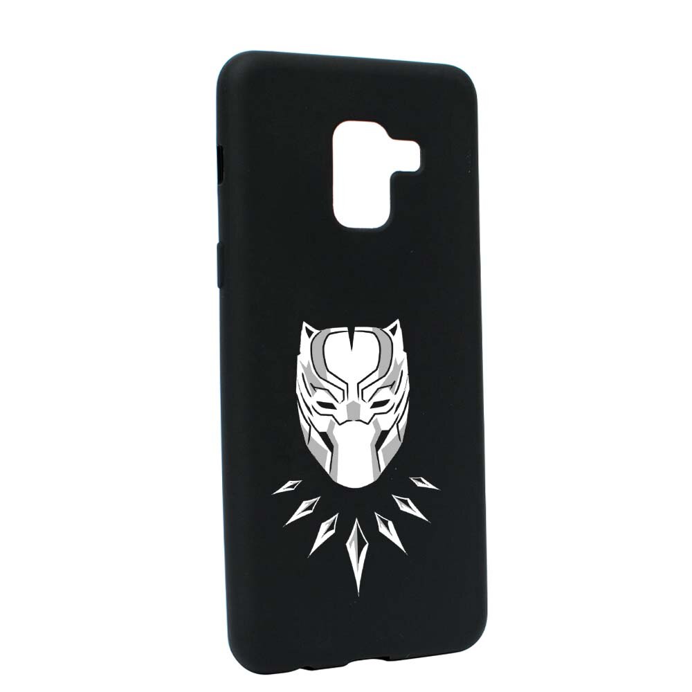 Husa de protectie Marvel, Black Panther pentru Samsung Galaxy A5 2018, rezistenta la uzura, anti-alunecare, din silicon Premium, B243