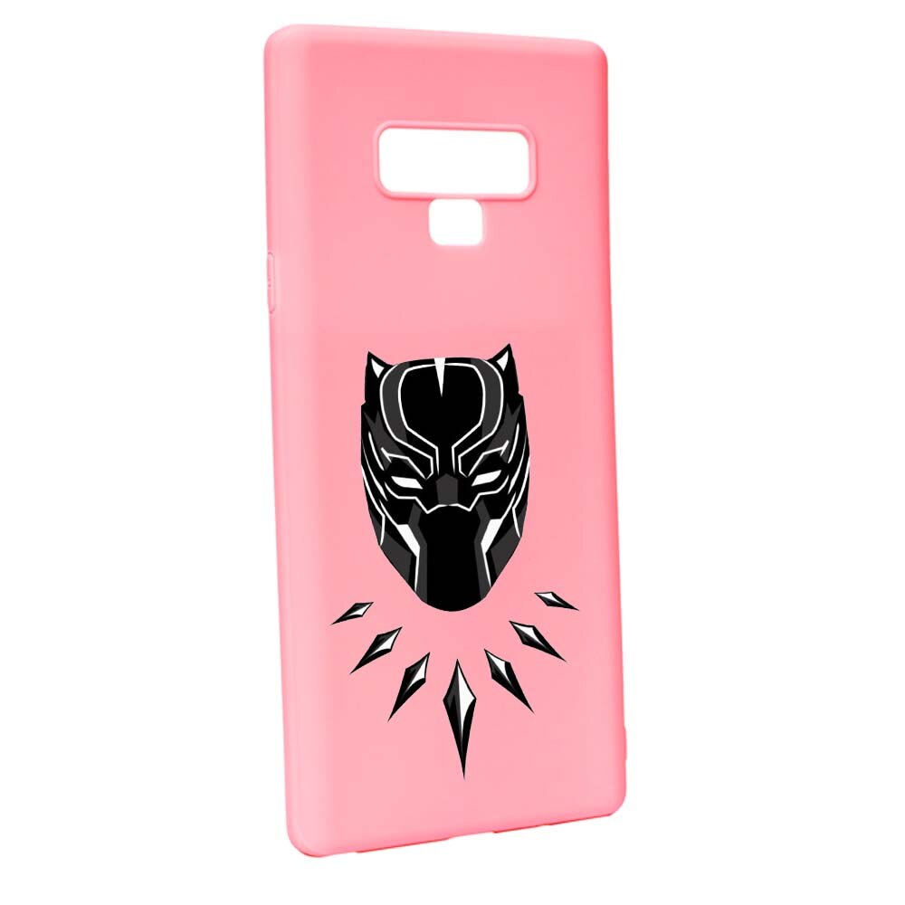 Husa de protectie Marvel, Black Panther pentru Samsung Galaxy Note 9, rezistenta la uzura, anti-alunecare, din silicon Premium, P243