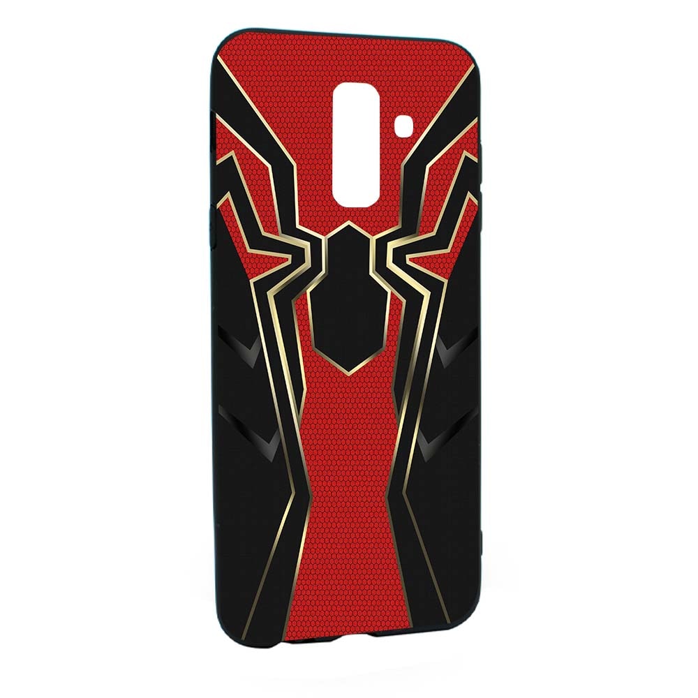 Husa de protectie Marvel, Spider-Man pentru Samsung Galaxy A6 PLUS / Galaxy J8 2018, rezistenta la uzura, anti-alunecare, din silicon Premium, B244